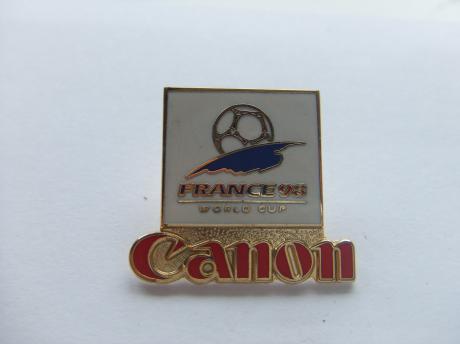 WK 1998 Frankrijk voetbal sponsor Canon wordcup